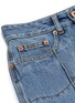  - MAISON MARGIELA - Asymmetric overdyed pocket pintuck jeans