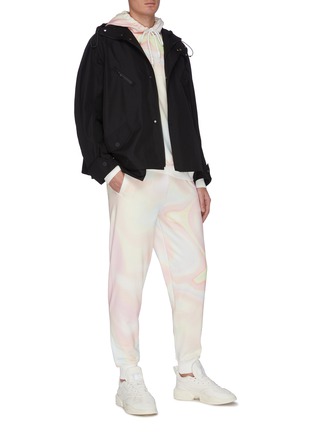 Figure View - Click To Enlarge - ANGEL CHEN - holograph print hoodie