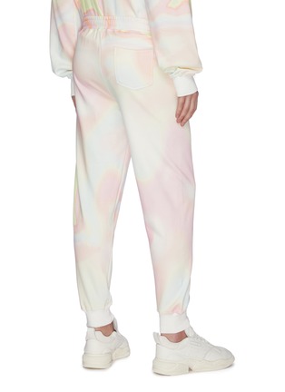 Back View - Click To Enlarge - ANGEL CHEN - holograph print tapered sweatpants