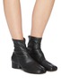 Figure View - Click To Enlarge - MAISON MARGIELA - 'Tabi' leather ankle boot