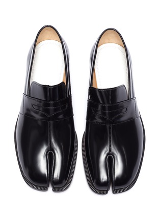 Detail View - Click To Enlarge - MAISON MARGIELA - Tabi' flat leather loafers