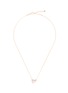 Main View - Click To Enlarge - TASAKI - 'Balance' diamond akoya pearl 18k rose gold pendant