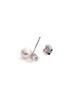 Detail View - Click To Enlarge - TASAKI - 'Balance' diamond akoya pearl 18k white gold earrings