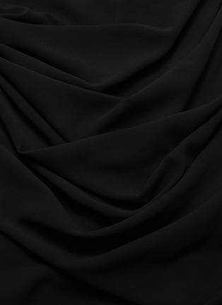 Detail View - Click To Enlarge - 16ARLINGTON - 'Aster' asymmetric drape sheer maxi skirt