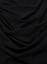 Detail View - Click To Enlarge - 16ARLINGTON - 'Aster' asymmetric drape sheer maxi skirt