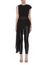 Main View - Click To Enlarge - 16ARLINGTON - 'Aster' Pleated Asymmetric Top