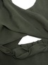 Detail View - Click To Enlarge - NANUSHKA - 'Sloan' asymmetric fringe hem wrap dress