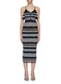 Main View - Click To Enlarge - SELF-PORTRAIT - Multi Stripe Cami Dress