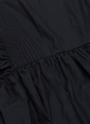 Detail View - Click To Enlarge - SELF-PORTRAIT - Frill sleeve poplin dress
