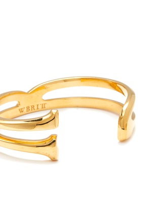 Detail View - Click To Enlarge - W. BRITT - 'R' 18k gold bracelet