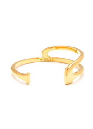 Main View - Click To Enlarge Main View - Click To Enlarge - W. BRITT - 'P' 18k gold bracelet