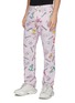 Front View - Click To Enlarge - VETEMENTS - 'Comic' graphic logo print jeans