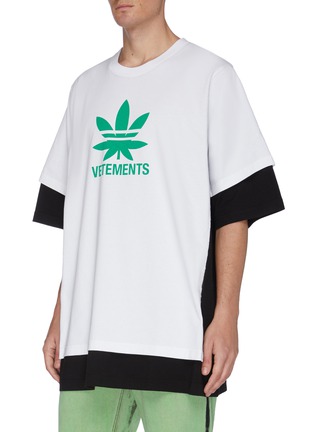 Front View - Click To Enlarge - VETEMENTS - Maria' Double T-shirt