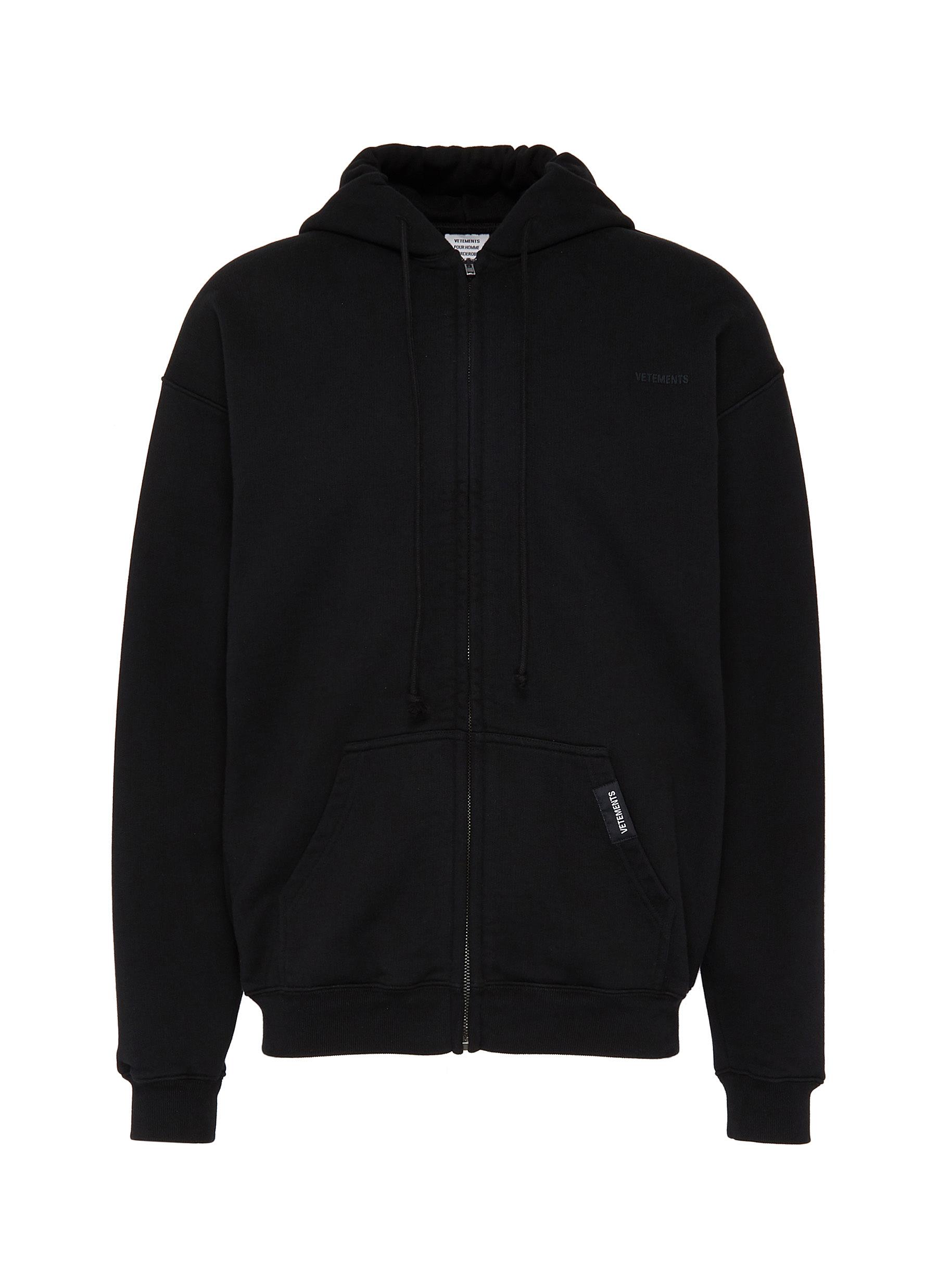 vetements zip up