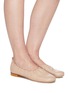 Figure View - Click To Enlarge - RODO - Elasticated high throat ballerina