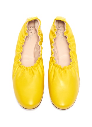 Detail View - Click To Enlarge - RODO - High Throat ballerina leather flats