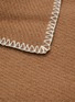 Detail View - Click To Enlarge - TEKLA - Pure New Wool Blanket – Hazel Brown
