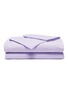 Main View - Click To Enlarge - TEKLA - Organic Cotton Percale Duvet Set — Lavender