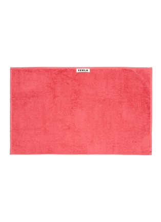 Main View - Click To Enlarge - TEKLA - Organic Cotton guest towel – Goji Red
