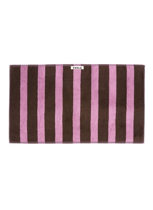 Main View - Click To Enlarge - TEKLA - Organic Cotton Guest Towel – Purple Brown