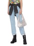 Figure View - Click To Enlarge - KARA - Crystal mesh shoulder bag