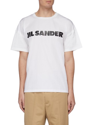 Main View - Click To Enlarge - JIL SANDER - Logo print T-shirt