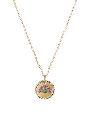 Main View - Click To Enlarge - DAVID YURMAN - 'Rainbow' charm collectible 18k gold necklace