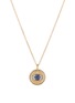 Main View - Click To Enlarge - DAVID YURMAN - 'Evil eye' charm collectible diamond 18k gold necklace