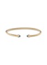 Main View - Click To Enlarge - DAVID YURMAN - 'Cable' diamond sapphire 18k gold cable bracelet