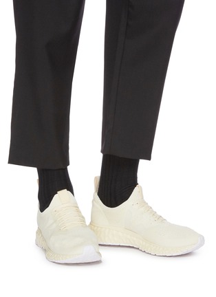 Figure View - Click To Enlarge - RICK OWENS  - Lace up knit sneakers