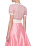 Back View - Click To Enlarge - ANGEL CHEN - Cut-out Bow Knot Hem Crop Top