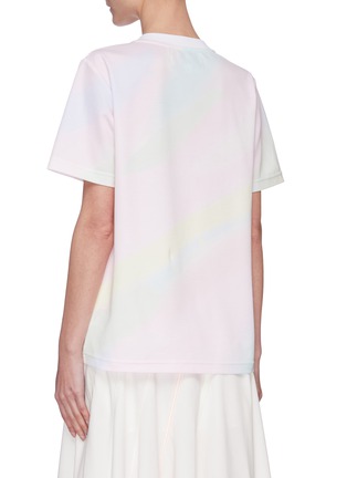 Back View - Click To Enlarge - ANGEL CHEN - Holographic Print T-shirt