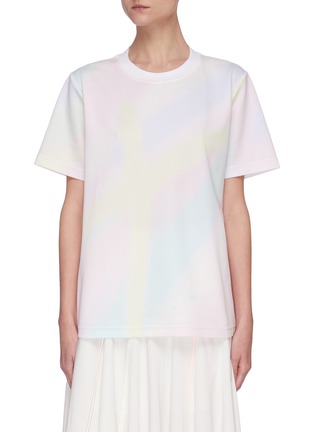 Main View - Click To Enlarge - ANGEL CHEN - Holographic Print T-shirt