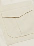 Detail View - Click To Enlarge - VICTORIA, VICTORIA BECKHAM - Belted patch pockets silk twill shirt dress