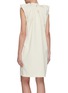Back View - Click To Enlarge - VICTORIA, VICTORIA BECKHAM - Ruched shoulder sleeveless dress