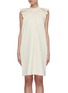 Main View - Click To Enlarge - VICTORIA, VICTORIA BECKHAM - Ruched shoulder sleeveless dress