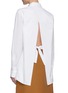 Back View - Click To Enlarge - VICTORIA, VICTORIA BECKHAM - Open back shirt