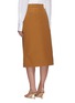 Back View - Click To Enlarge - VICTORIA, VICTORIA BECKHAM - Front slit A-line wrap skirt