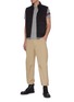 Figure View - Click To Enlarge - MONCLER - Stripe sleeve logo patch polo