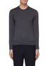 Main View - Click To Enlarge - THOM BROWNE  - Tricolour stripe wool sweater