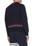 Back View - Click To Enlarge - THOM BROWNE  - Dolphin embroidered sweatshirt