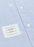  - THOM BROWNE  - Wheel print short sleeve Oxford cotton shirt dress