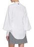 Back View - Click To Enlarge - THOM BROWNE  - Gathered sleeve poplin shirt