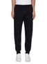Main View - Click To Enlarge - THOM BROWNE  - Tricolour interlock stripe outseam track pants