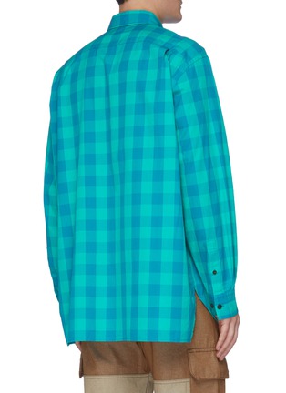 Back View - Click To Enlarge - ACNE STUDIOS - Checked button-up shirt