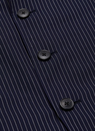  - DRIES VAN NOTEN - Deconstructed pinstripe blazer