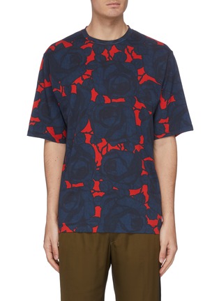 Main View - Click To Enlarge - DRIES VAN NOTEN - Floral print oversized T-shirt