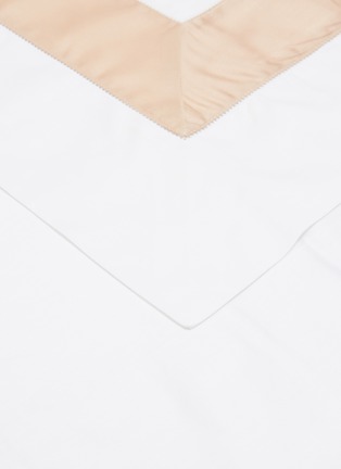 Detail View - Click To Enlarge - FRETTE - Bicolore Queen Size Duvet Set – Powder Pink