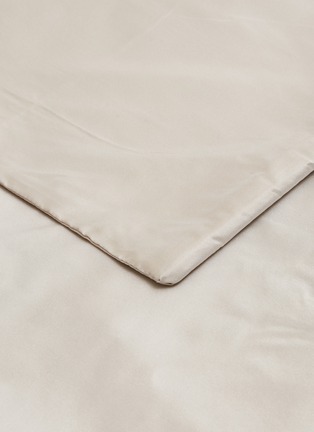 Detail View - Click To Enlarge - FRETTE - Luxury Taffeta Cushion – Grey Cliff