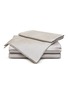 Main View - Click To Enlarge - FRETTE - Luxury Twill King Size Duvet Set – Grey Cliff